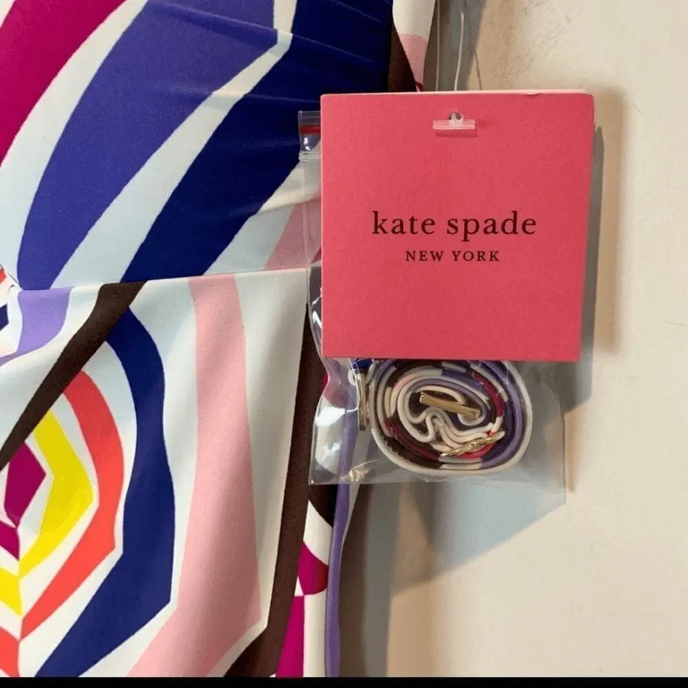 New Kate Spade Size XSmall Cruise Geobrella One Piece Swimsuit